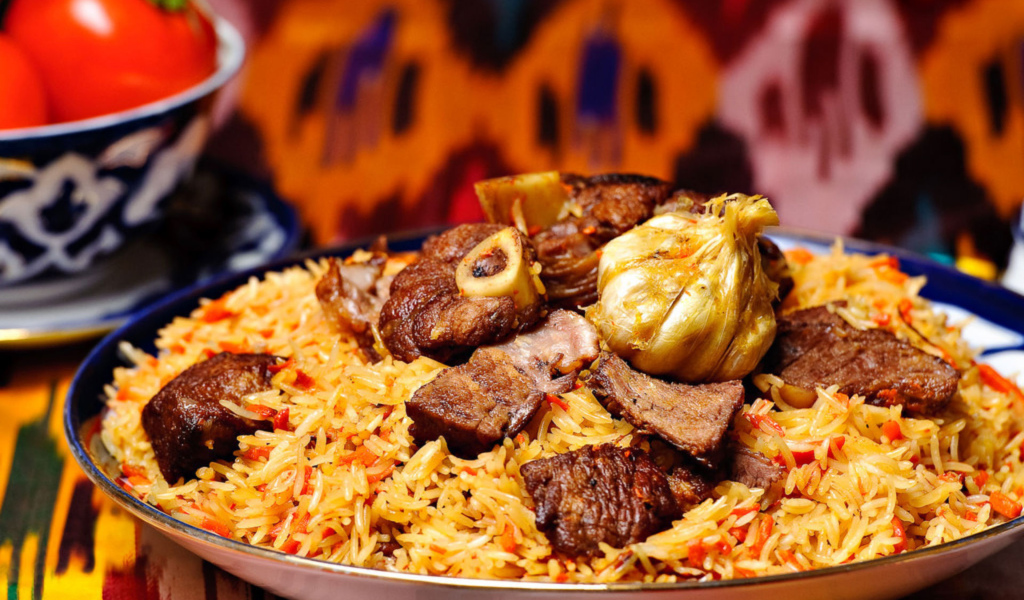 Узбекское блюдо плов