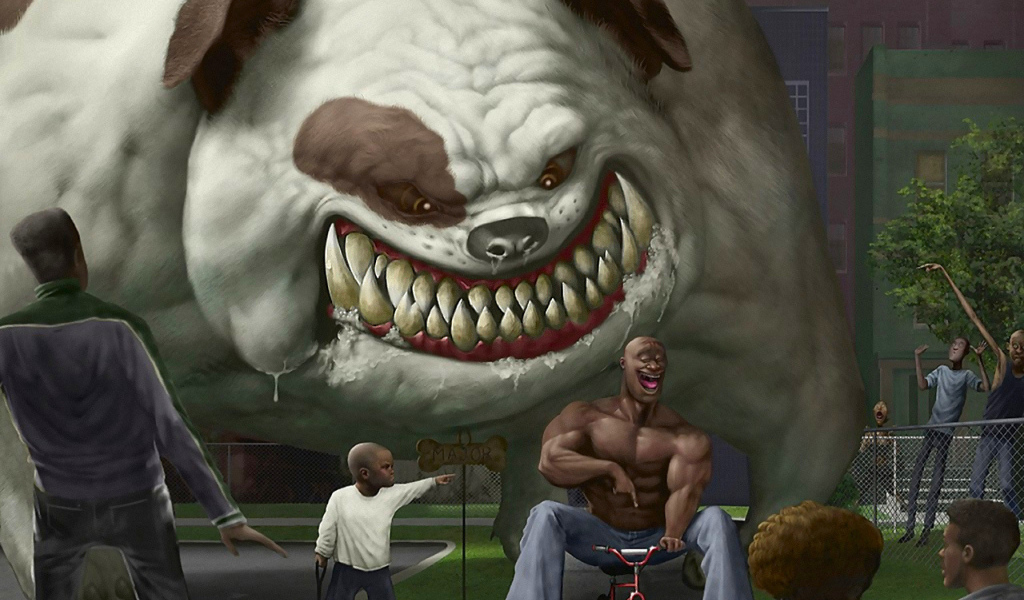 Шутка с собакой