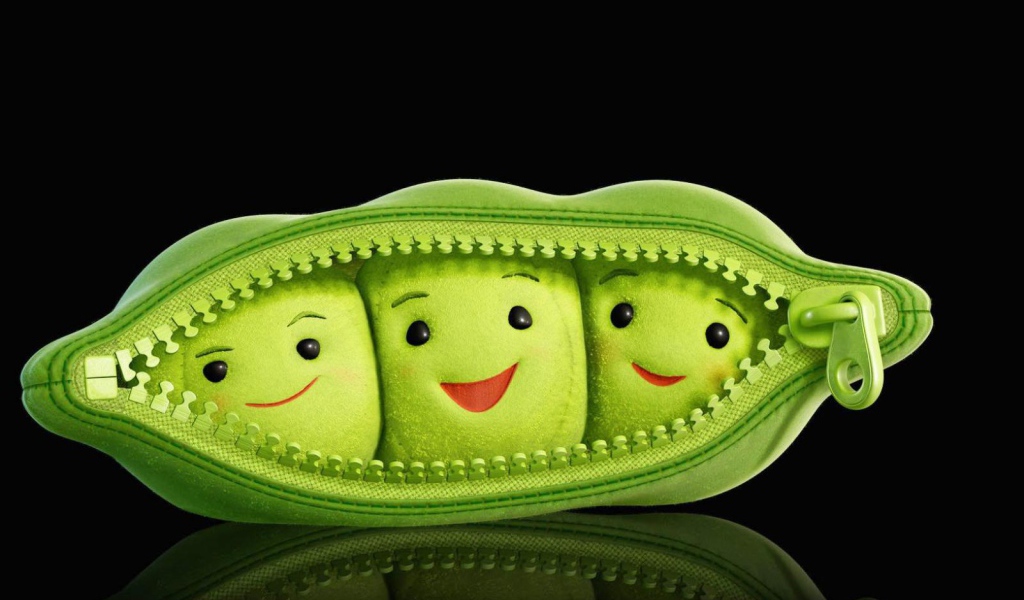 Горошины в стручке