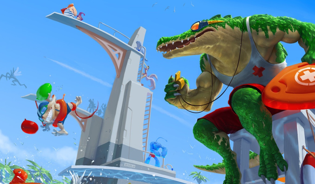 Крокодил спасатель