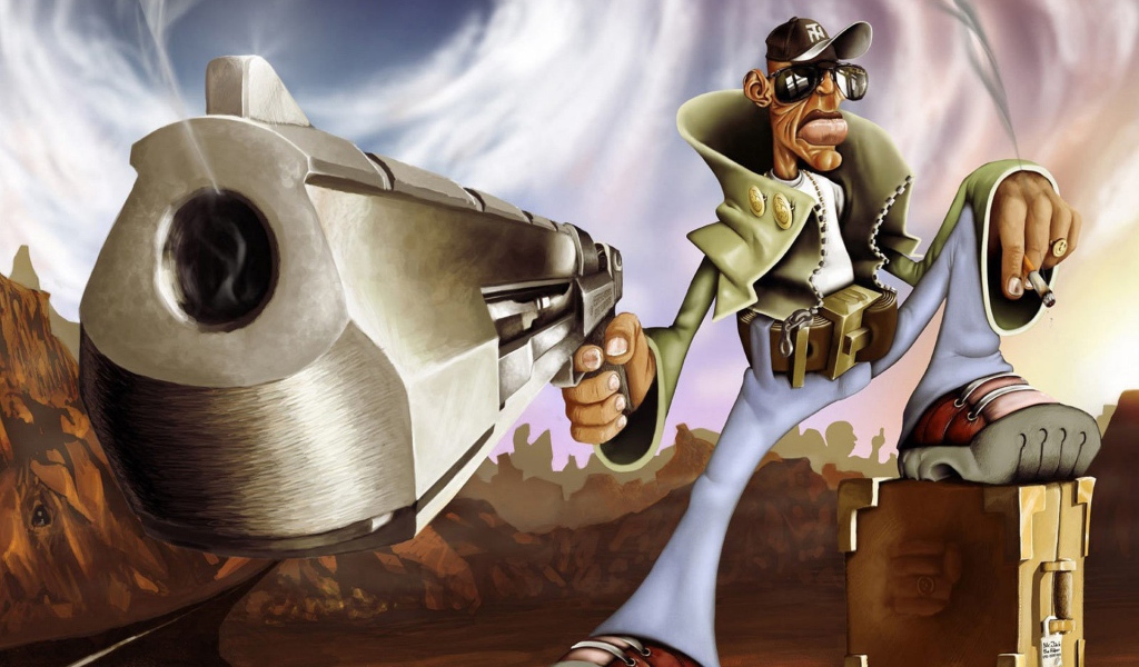 Гангстер с пистолетом