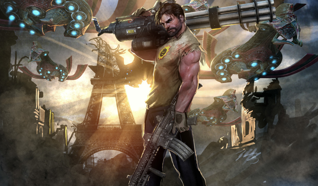 Аватар с оружием