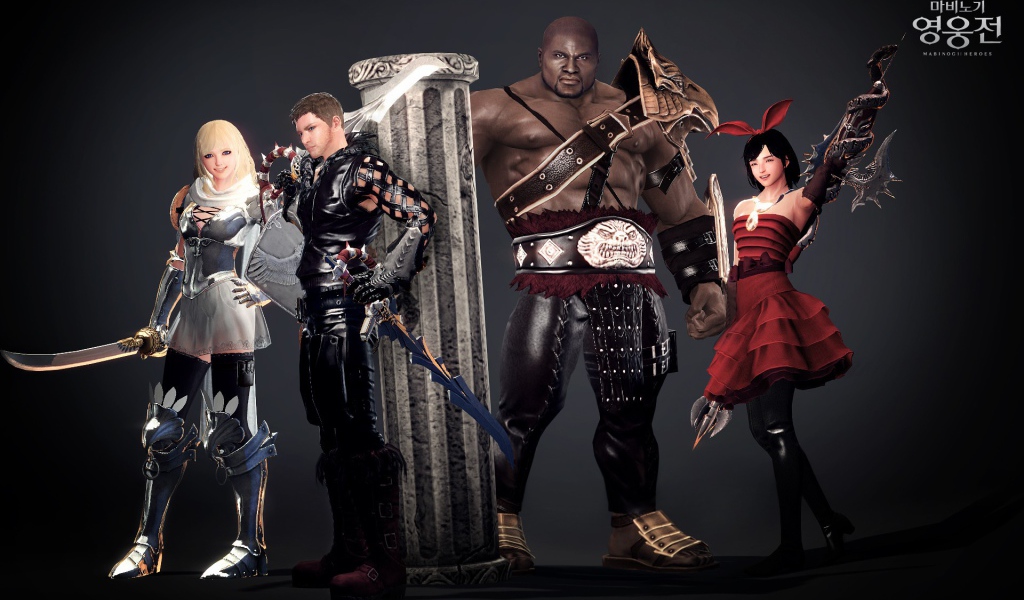 Герои видео игры с оружием