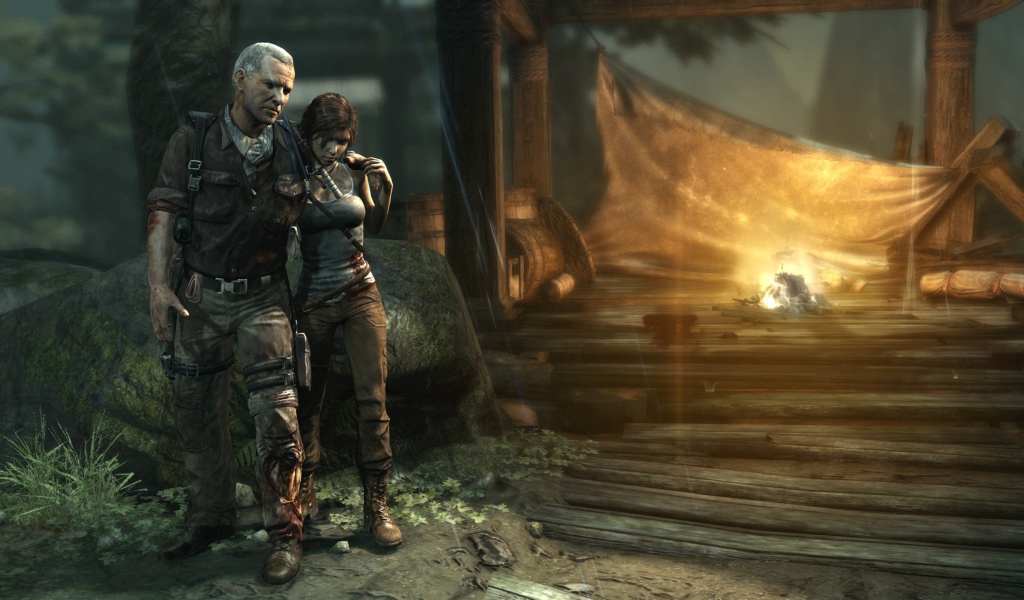 Лара Крофт в видео игре