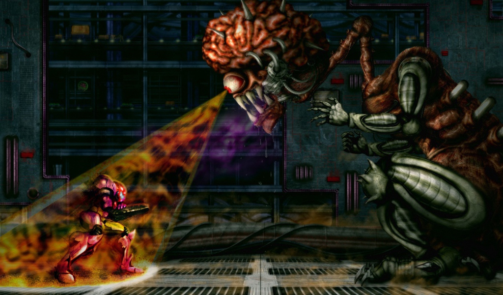 Монстр с острыми зубами