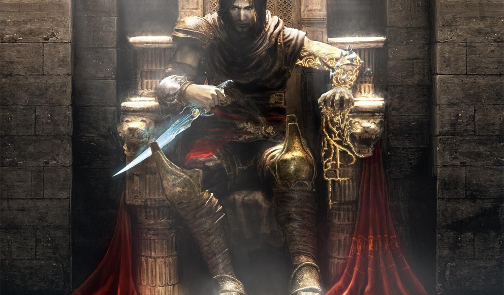 Принц сидит на троне