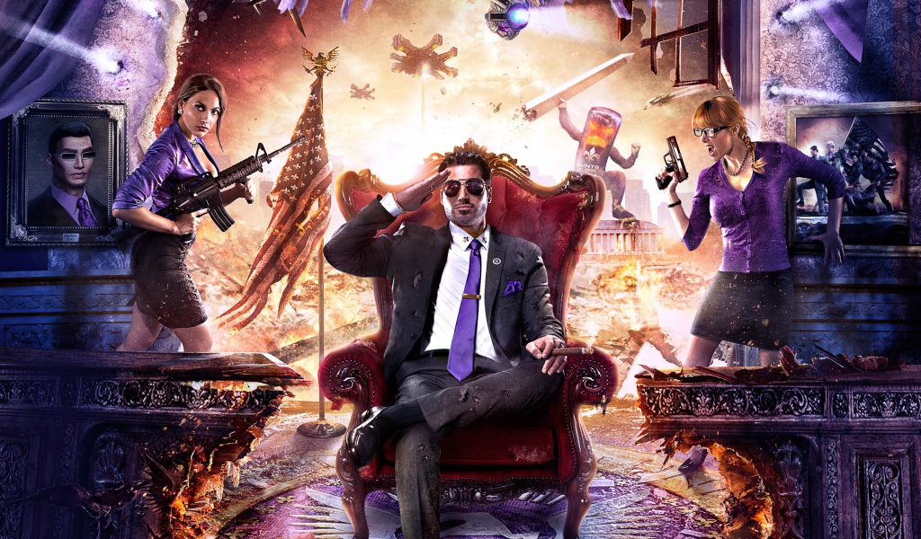 Игра Saints row iv artwork