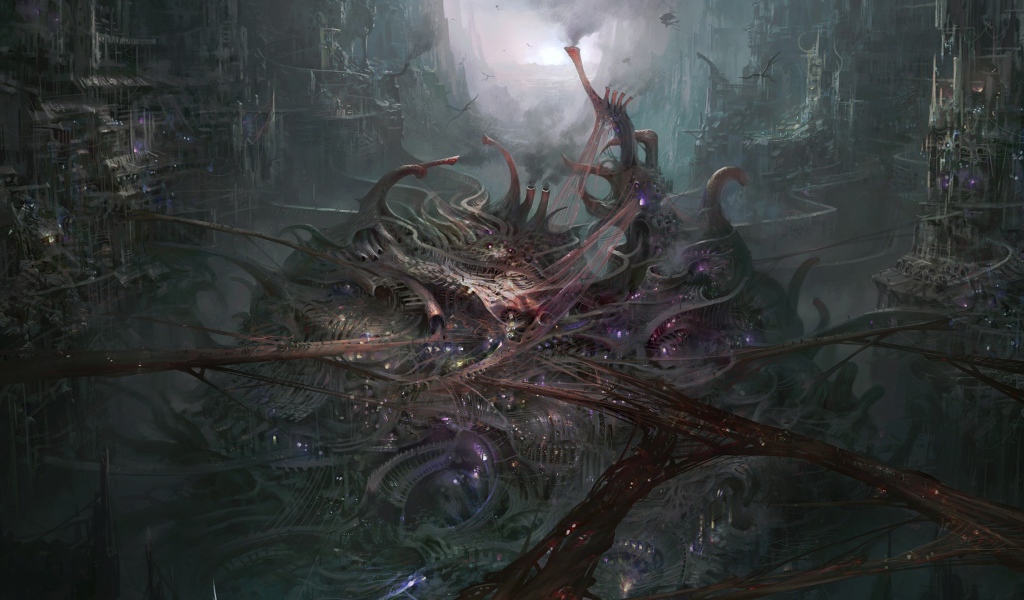 Фантастический город из видео игры