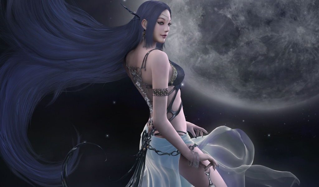 Девушка из видео игры