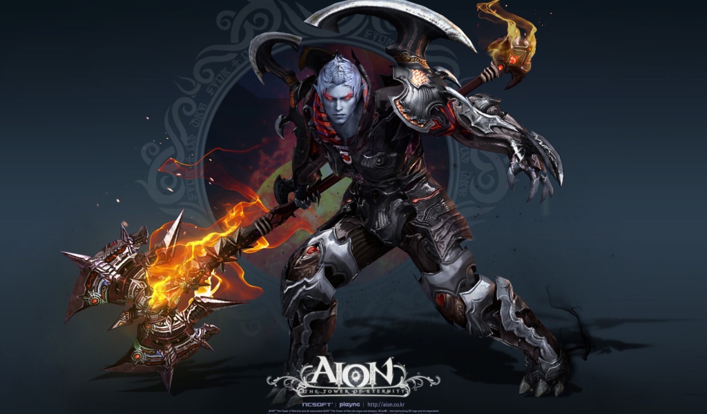 Видео игра Айон воин с оружием