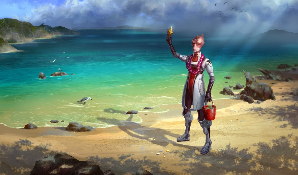 Фанарт из игры Масс эффект