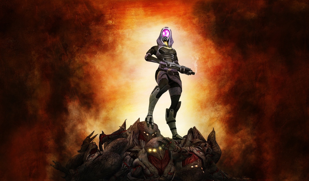 Тали из игры Масс эффект 3