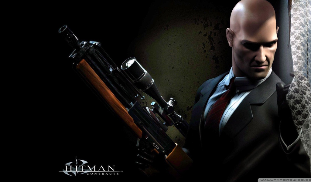 Хитмэн со снайперской винтовкой