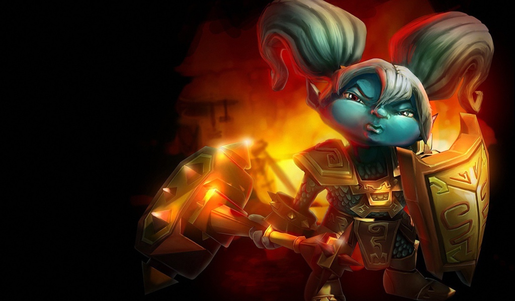 Девочка с синим лицом