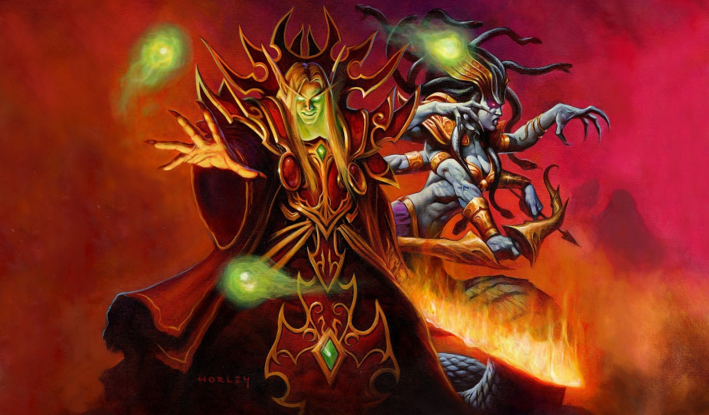 Колдун из видео игры