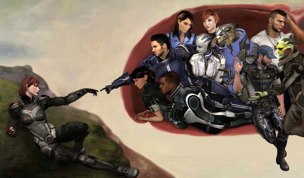 Команда из игры масс эффект