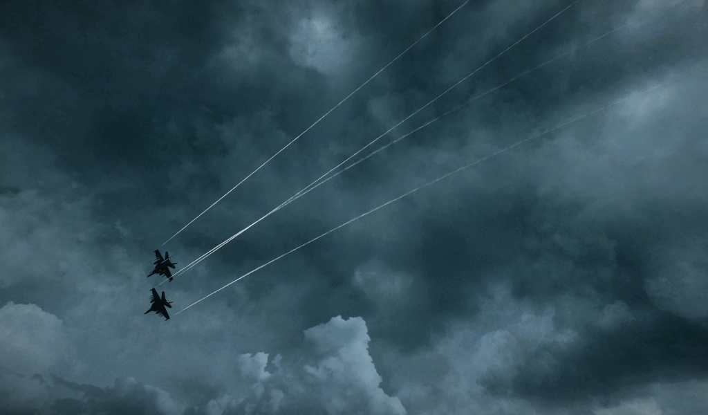 Два самолета из видео игры