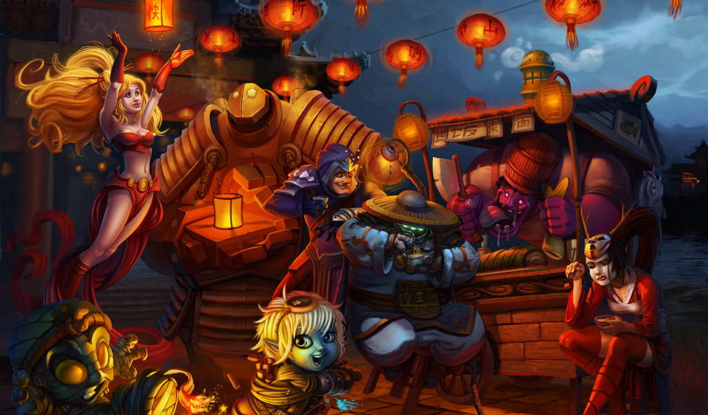 Акали , Жанна и Тристан в игре