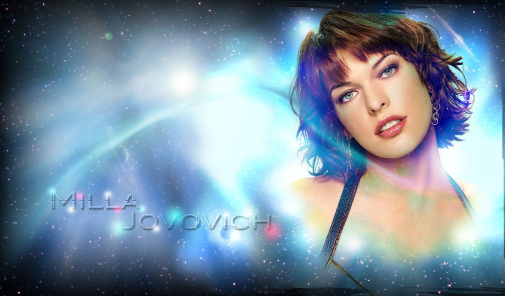 Красивая Милла Йовович