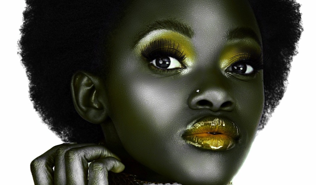 Макияж африканской девушки