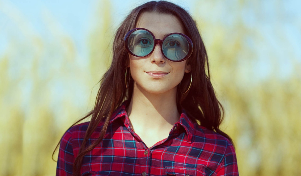 Большие круглые очки