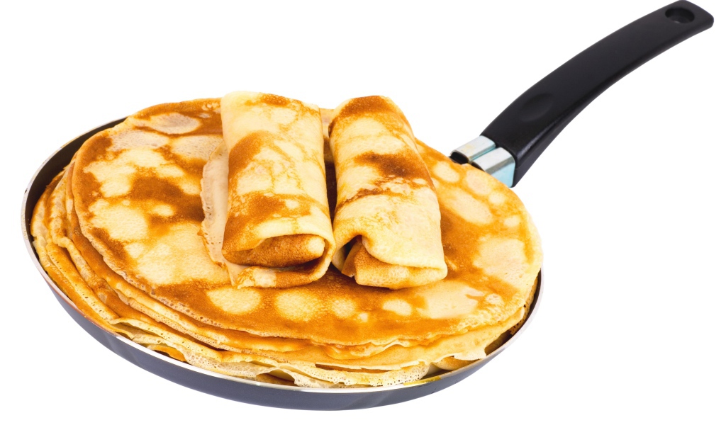 Сковорода блинов на Масленицу