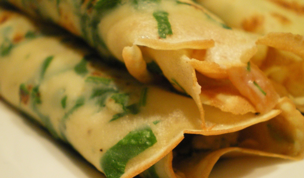 Блины с мясом на Масленицу