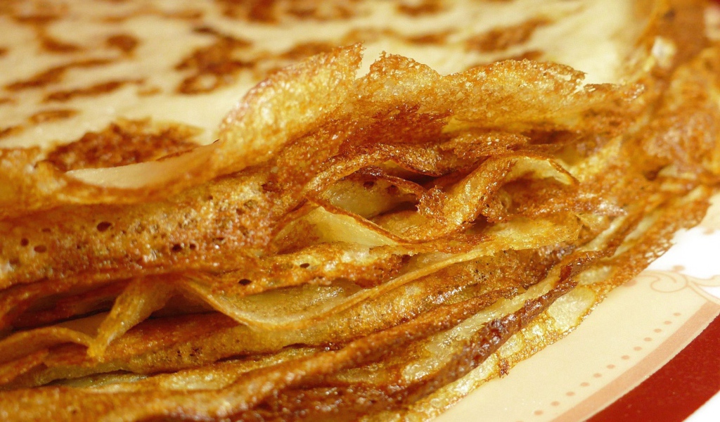 Румяные блины на Масленицу