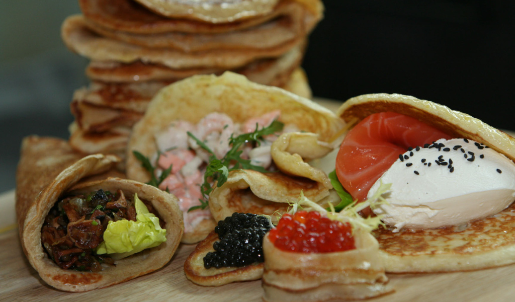 Блинный натюрморт на Масленицу