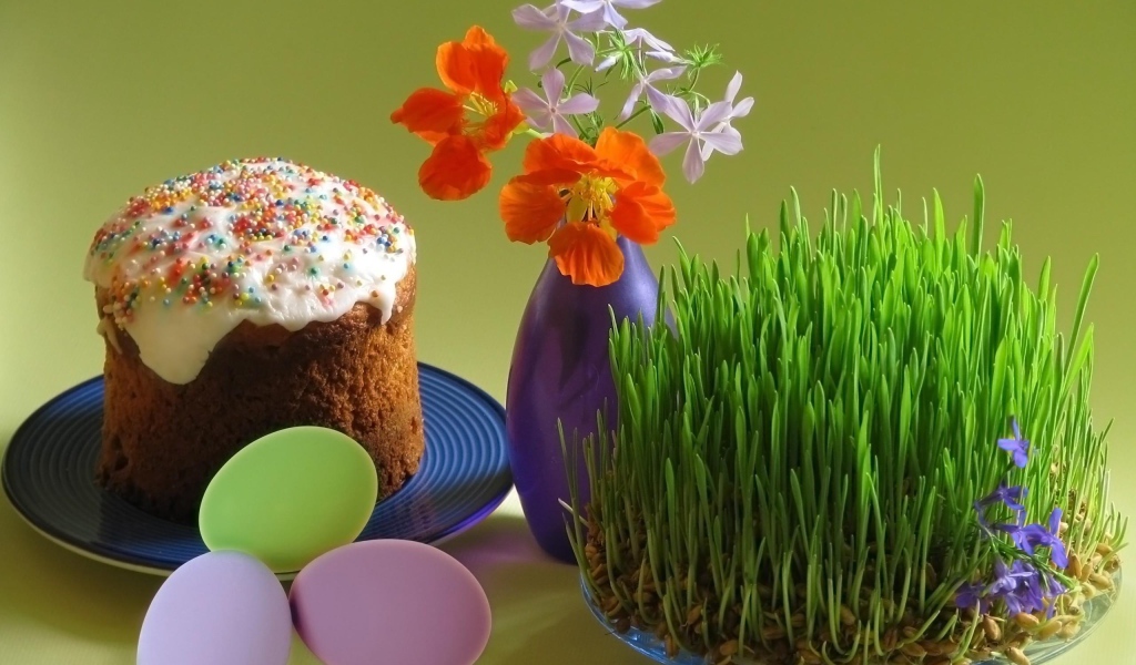 Пасхальный кулич на Пасху