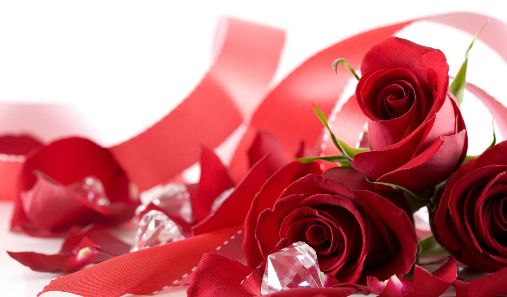 Букет роз на День Святого Валентина 14 февраля