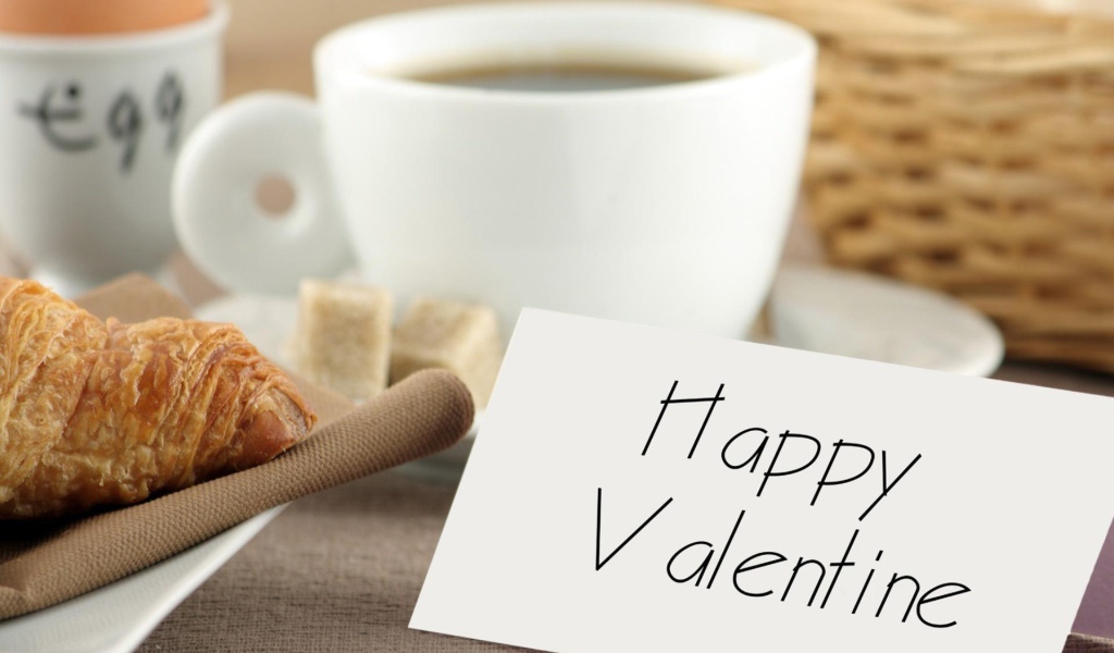 Завтрак для любимой на День Святого Валентина 14 февраля