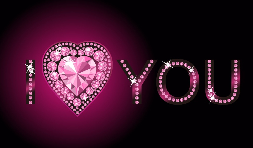 Кристальное сердце на День Святого Валентина 14 февраля