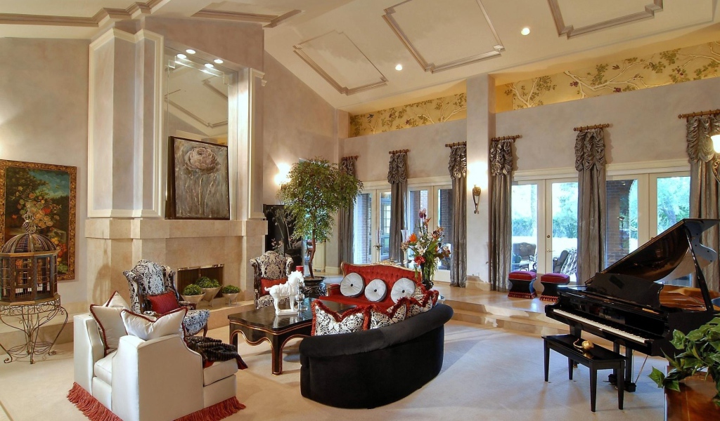 Зал с роялем