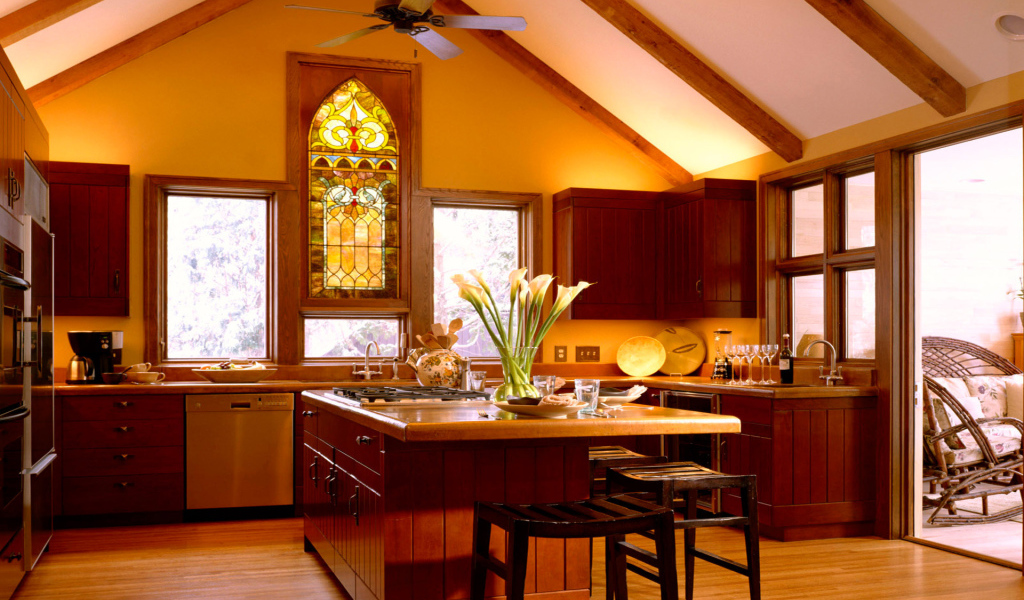 Кухня на вилле