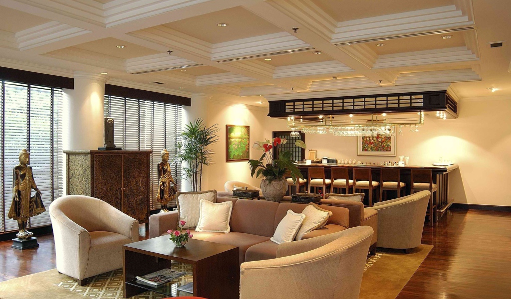 Зал с барной стойкой