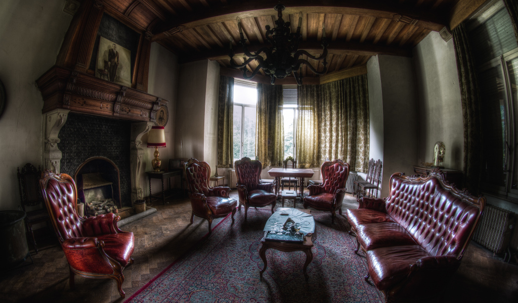 Комната в стиле ретро