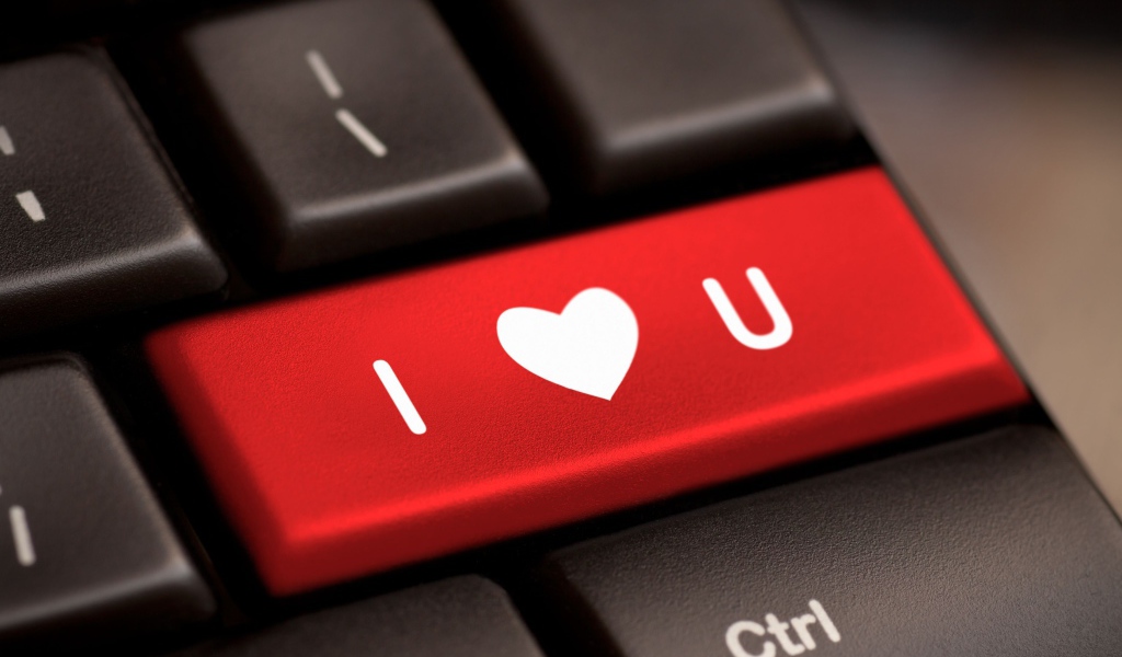 Кнопка с признанием в любви