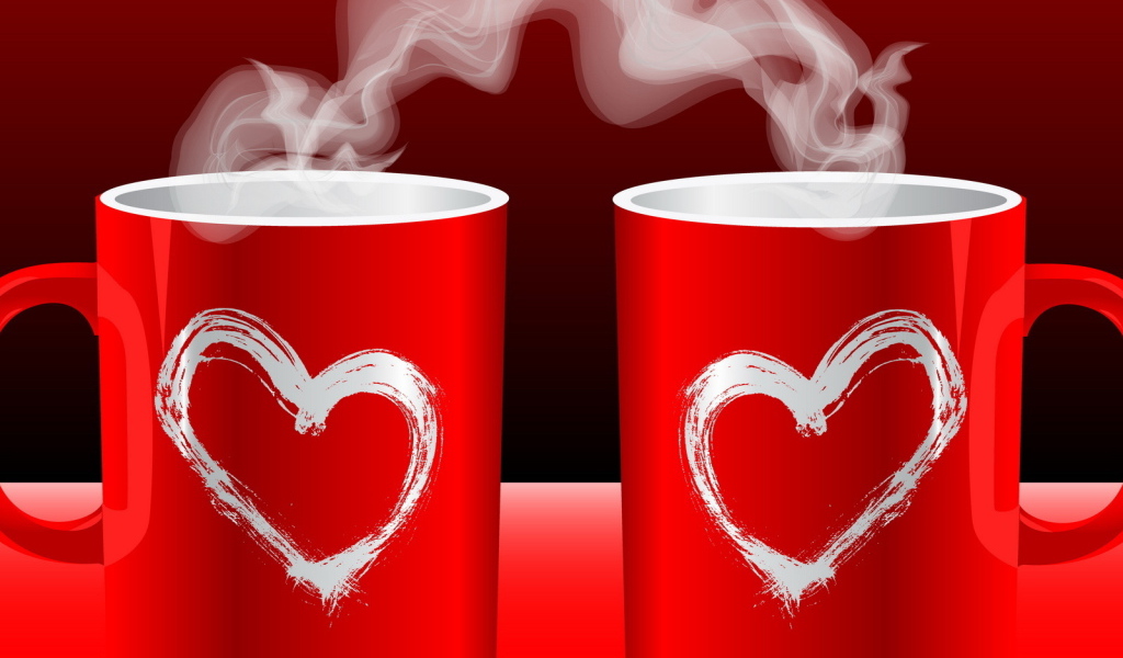 Чашки для влюбленных