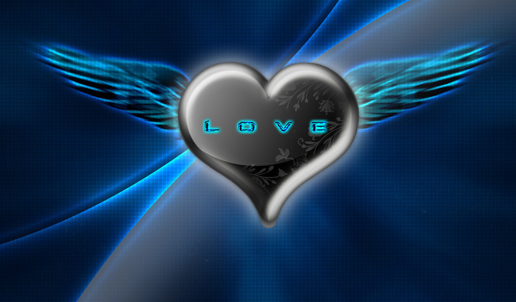 Сердечко с крыльями