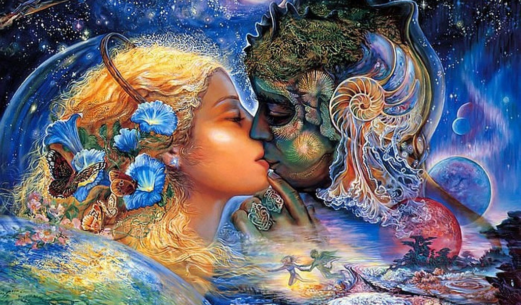 Абстракция с поцелуем