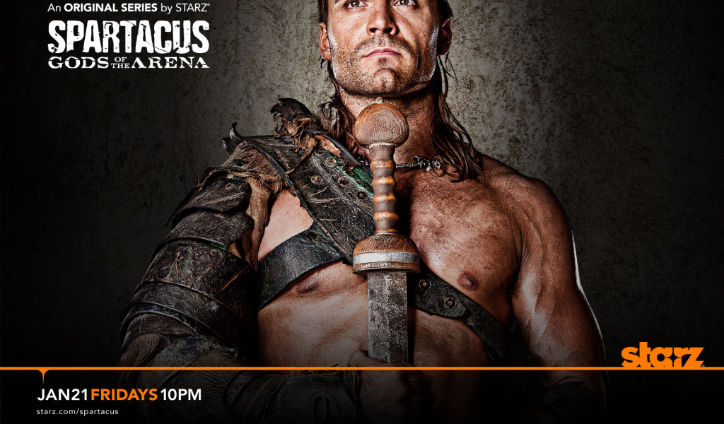 Дастин Клер в роли Спартака