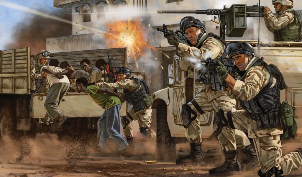 Работа спецназа