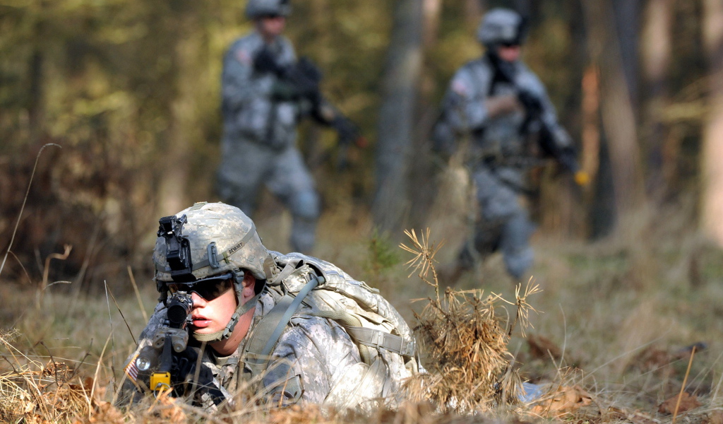 Солдат в засаде