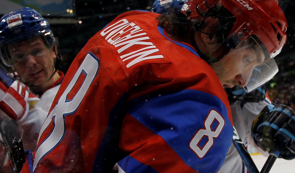 Популярный русский спортсмен Александр Овечкин