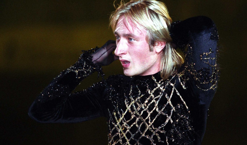 Евгений Плющенко перед выступлением