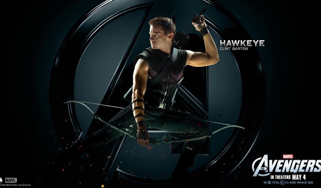 Известный актер Джереми Реннер из фильма Мстители