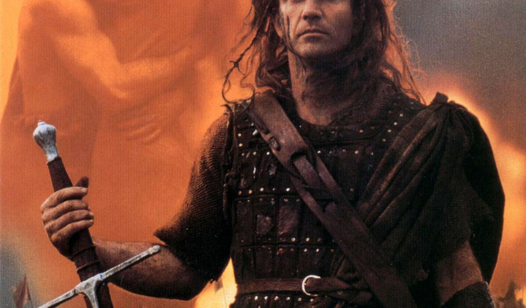 Мел Гибсон из фильма Храброе сердце