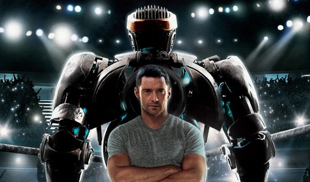 Кинозвезда Хью Джекман в фильме Реальная сталь