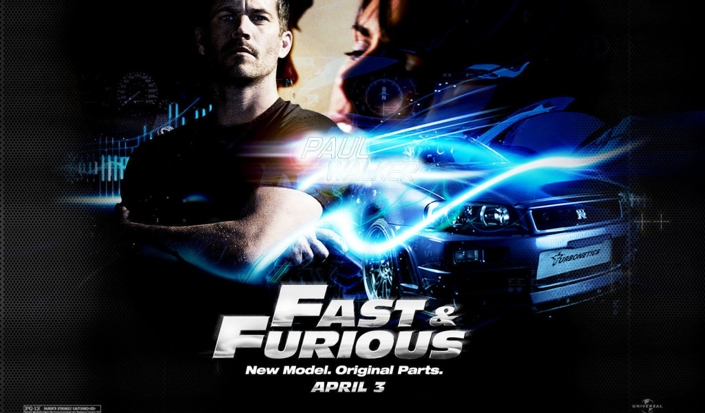 Пол Уокер из фильма Форсаж